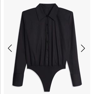 Weworewhat x Danielle Bernstein black bodysuit